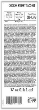 Food Recall SaveMart Chicken Street Taco Kit - recalled due to potential Listeria monocytogenes The Save Mart Co... photo #2