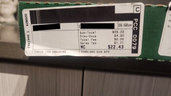 Consumer Review - Food Safety Papa Johns Pizza, 10236 Green Level Church Road SUITE 103, Cary, NC 27519, USA Friday February 9th,... photo #1
