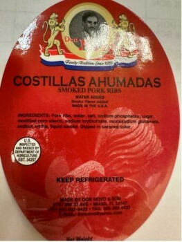 Food Recall Don Novo Meat Products - recalled due to Listeria Don Novo & Son is recalling approximately 9,330 po... photo #2