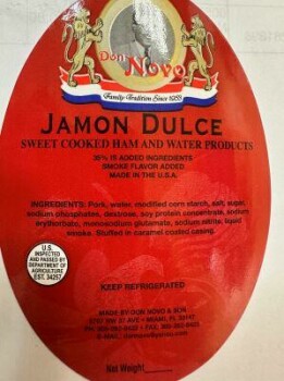 Food Recall Don Novo Meat Products - recalled due to Listeria Don Novo & Son is recalling approximately 9,330 po... photo #3