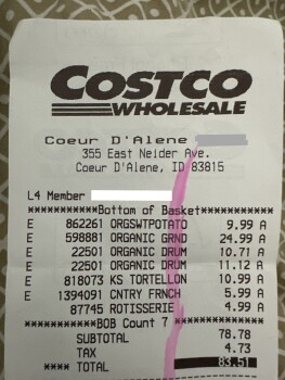 Consumer Review - Food Safety Costco Wholesale, East Neider Avenue, Coeur d'Alene, ID, USA From yesterday night I bought some coun... photo #2