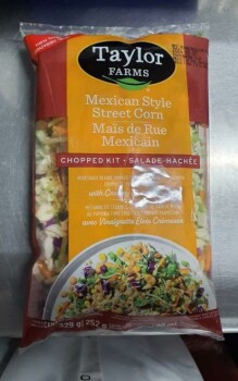 Food Recall Taylor Farms Mexican Style Street Corn Chopped (Salad) Kit recalled due to Salmonella Taylor Farms b... photo #1