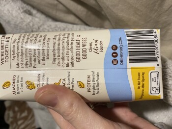 Consumer Review - Food Safety Safeway, Southwest 1st Avenue, Canby, OR, USA Drank one Golden Vanilla protein drink from Pirq today... photo #3