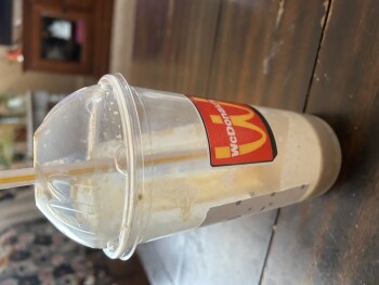 Consumer Review - Food Safety McDonald's, North Keyser Avenue, Scranton, PA, USA I drank a large Carmel frappe and got violently i... photo #2