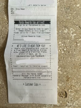 Consumer Review - Food Safety Panda Express, West Lake Mead Boulevard, Las Vegas, NV, USA Brought home Panda Express afternoon fro... photo #2
