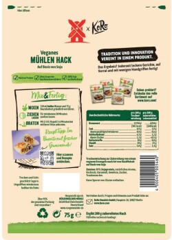 Rappel d'aliments Vegan Mühlen Mince based on Soy recalled due to Salmonella Rügenwalder Mühle, a German company, has... photo #2