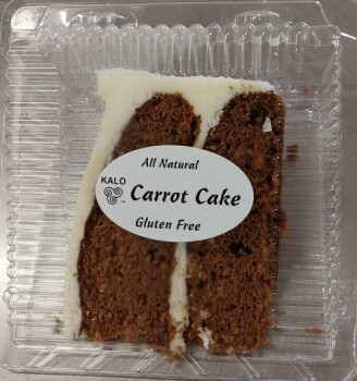 Food Recall KALO Carrot Cake Slice - recalled due to undeclared soy KALO Foods, LLC is recalling Single Slice Ca... photo #1