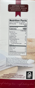 Food Recall Stonewall Kitchen Gluten Free Cinnamon Sugar Doughnut Mix  - recalled due to undeclared wheat Stonew... photo #2