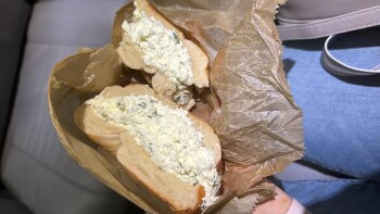 Consumer Review - Food Safety Liberty Bagels Midtown, West 35th Street, New York, NY, USA Had a Dill & Herb Bagel, only thing to e... photo #1
