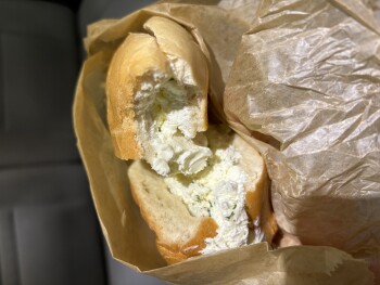 Consumer Review - Food Safety Liberty Bagels Midtown, West 35th Street, New York, NY, USA Had a Dill & Herb Bagel, only thing to e... photo #2