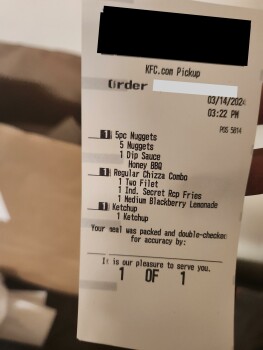 مراجعة المستهلك - سلامة الغذاء KFC, Cloverleaf Business Center, Veterans Highway, Millersville, MD, USA Suspected food poisoning. S... صورة فوتوغرافية #3