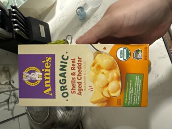 Consumer Review - Food Safety Annie's Shells & Real Aged Cheddar MACARONI & CHEESE, Jersey City, NJ, USA My daughter ate the shell... photo #1