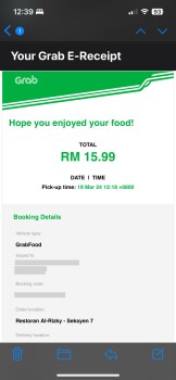 Consumer Review - Food Safety Restoran Al Rizky, Seksyen 7, Shah Alam, Selangor, Malaysia . Restoran Al Rizky
Seksyen 7, 40000 Sh... photo #8