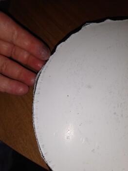 Consumer Food Safety Report Cheesecake, Denton, NC 27239, USA While taking the lid on an off the foil pan to my cheesecake that... photo #3