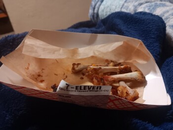 Consumer Review - Food Safety 7 ELEVEN, Farm to Market 968 West, Longview, TX 75602, USA Two days bbq Wings from 7-11 I was sick w... photo #3