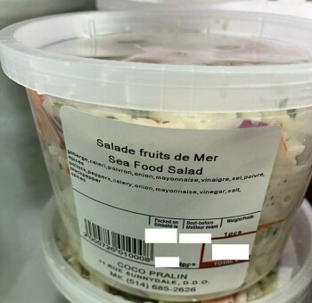 Food Recall Coco Pralin products recalled due to several allergens Quebec's Ministry of Agriculture, Fisheries a... photo #4
