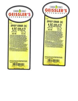 Food Recall Geisslers Supermarket Inc. Sushi products - recalled due to undeclared milk, wheat and eggs Geissler... photo #9