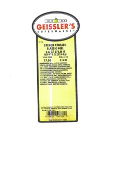 Food Recall Geisslers Supermarket Inc. Sushi products - recalled due to undeclared milk, wheat and eggs Geissler... photo #14