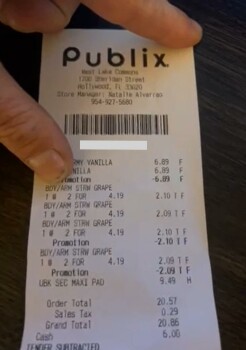 Consumer Review - Food Safety Publix Pharmacy at West Lake Commons, Sheridan Street, Hollywood, FL, USA photo #2