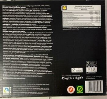 Food Recall Deluxe Macarons Party Edition - recalled due to undeclared allergens Lidl US has announced a volunta... photo #2