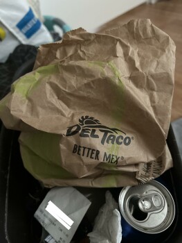 Consumer Review - Food Safety Del Taco, West Olive Avenue, Merced, CA, USA I ordered the 2 for $9.30 after tax deal burritos! Ate... photo #2