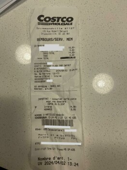 Consumer Review - Food Safety Costco Drummondville, Rue Robert Bernard, Drummondville, QC, Canada Suspected food poisoning. Sympto... photo #2