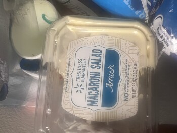 Reseña del consumidor - Seguridad alimentaria Walmart Supercenter, Century Drive, West Mifflin, PA, USA I purchased Walmarts Amish Macaroni Salad... foto #2