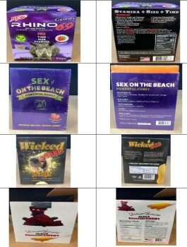 Food Recall Dietary supplements for sexual enhancement - recalled due to undeclared drugs Pyramids Wholesale Inc... Foto #2