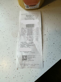 Consumer Review - Food Safety Orange Juice, Walmart Supercenter, West Houghton Lake Drive, Houghton Lake, MI, USA About 30 mminute... photo #2