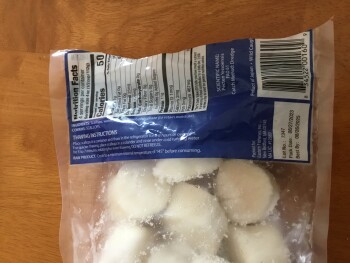 Consumer Review - Food Safety Kroger, Gay Street, Portsmouth, OH, USA Eastern fisheries wild caught scallops from Japan, sold IQF... photo #2