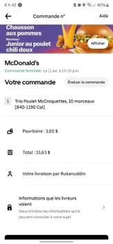 Consumer Review - Food Safety McDonald’s, Rue King Est, Sherbrooke, QC J1G 1E3, Canada Today - I ordered some mc croquettes earlie... photo #2