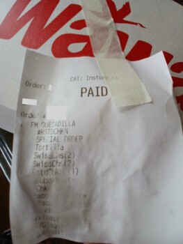 Consumer Review - Food Safety Wawa, Route 36, Hazlet, NJ, USA Yesterday Chicken quesadilla from wawa My son has been in miserable... photo #4
