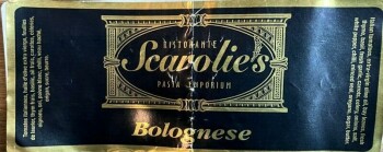 Food Recall Scarolie's Bolognese Sauce recalled for missing 'Keep Refrigerated' labeling Ristorante Scarolie's P... photo #1