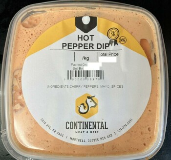Food Recall Continental Meat & Deli soups, salads and dips recalled due to undeclared allergens Quebec's Ministr... photo #2