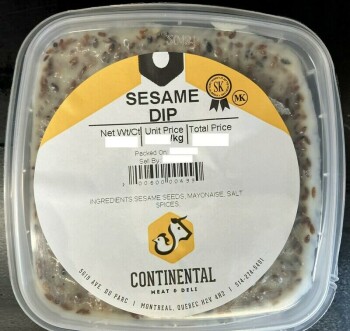 Food Recall Continental Meat & Deli soups, salads and dips recalled due to undeclared allergens Quebec's Ministr... photo #4