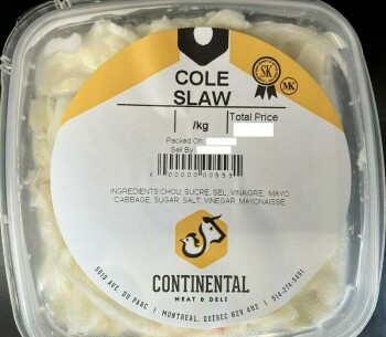 Food Recall Continental Meat & Deli soups, salads and dips recalled due to undeclared allergens Quebec's Ministr... photo #7