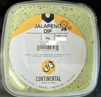 Food Recall Continental Meat & Deli soups, salads and dips recalled due to undeclared allergens Quebec's Ministr... photo #9