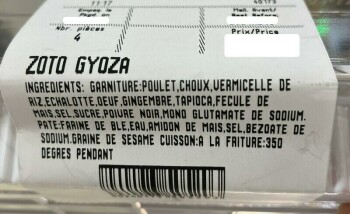 Food Recall Zoto Sushi prepared product recalled due to undeclared allergens Zoto Sushi, a company operating in... photo #6