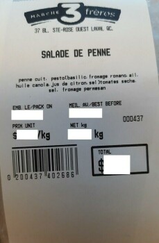 Food Recall Marché Trois Frères prepared dishes recalled due to undeclared allergen presence Marché Trois Frères... photo #6