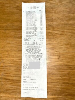 Consumer Review - Food Safety ALDI, Port Glasgow, UK I bought surimi tails from this store on 18th April. I ate 2 or 3 and thought... photo #2
