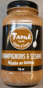 Food Recall Taouk soups recalled due to potential microbial contamination Boucherie Les Saules inc., located at... photo #2