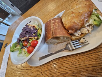 Consumer Review - Food Safety Panera Bread, Grand Avenue, Gurnee, IL, USA I ate the southwest chicken salad and the chicken avocad... photo #2
