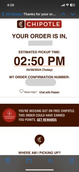 Consumer Review - Food Safety Chipotle Mexican Grill, Canoga Avenue, Woodland Hills, CA, USA I ate a salad with BBQ beef at chipot... photo #2