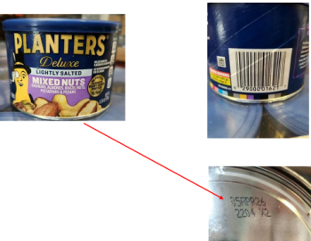Food Recall Planters Roasted Peanuts and Deluxe Lightly Salted Mixed Nuts - recalled due Listeria Hormel Foods S... photo #2
