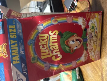 Consumer Review - Food Safety Lucky Charms Cereal, University Center, VA, USA Lucky Charms Cereal, don’t know what causes it , but... photo #2