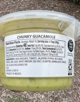 Consumer Review - Food Safety ALDI, Capital Boulevard, Raleigh, NC, USA I bought their fresh chunky guacamole yesterday (5/3/2024)... photo #2