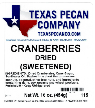 食品召回 Texas Pecan Company recalls several products due to undeclared allergens Texas Pecan of Dallas TX is... 照片 #3