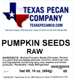 食品召回 Texas Pecan Company recalls several products due to undeclared allergens Texas Pecan of Dallas TX is... 照片 #5