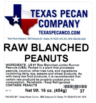食品召回 Texas Pecan Company recalls several products due to undeclared allergens Texas Pecan of Dallas TX is... 照片 #7
