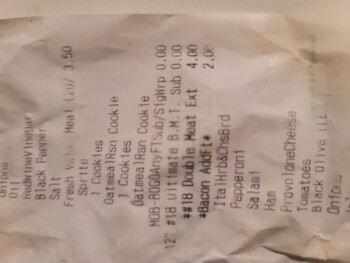 Consumer Review - Food Safety Subway, State Highway 121 Bypass, Lewisville, TX, USA I purchased 2 sandwiches on Thursday 5/9/2024... photo #5